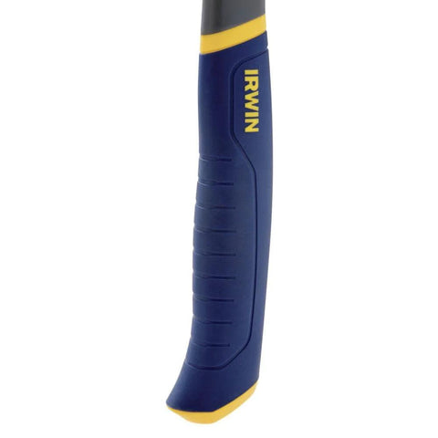 Close-up of the ProTouch grip handle on a Fiberglass Claw Hammer 16 Oz General Purpose With Forged Steel Head Smooth Face For Framing Carpentry
