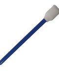 Advanced Cleanroom Rectangular Foam Swabs With 5 Inch Handles For ISO 5 Class 100 Environments, single swab with blue handle