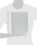 Cleanroom Notebook 8.5x11 College Ruled For Lab Work And Handy Documentation Made In USA Durable Lab Supplies For Cleanrooms PB2N016 By Connecticut Clean Room shown held by person with height scale.