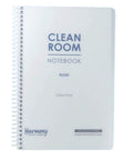 Cleanroom Notebook With Latex Free Polymer Coated Paper For Lab Use Eight Point Five By Eleven Inches 100 Pages Side Spiral