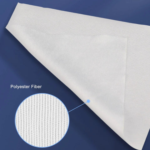 Close-up of Pro Grade Cleanroom Wiper Cloths 200 Pack Polyester Fiber Cleaning Wipes Non Dust Uniform Texture for Electronics Labs Optical Equipment