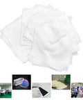 Pro Grade Cleanroom Wiper Cloths 200 Pack Polyester Fiber Cleaning Wipes Non Dust Uniform Texture shown for electronics and optics use