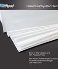 Cleanroom Wipes 55 Percent Cellulose 45 Percent Polyester Nonwoven Blend Pro Grade 68 Gram 9 By 9 Inches AAwipes