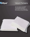 Cleanroom Wipes 55 Percent Cellulose 45 Percent Polyester Nonwoven Blend Pro Grade 68 Gram 9 By 9 Inches vac-sealed pack
