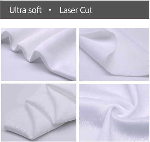 Ultra Soft Cleanroom Wipes 12 By 12 Inches Bag Of 150 100 Percent Polyester Double Knit Lint Free Cloths with laser cut edges