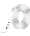 Heavy Duty Double Sided Tape Half Inch By 10 Feet Clear Acrylic Mounting Tape For Signage Posters Photos Crafts And Wall Mounts Removable Yet Ultra Sticky Adhesive Cut To Any Size Washable And Reusable