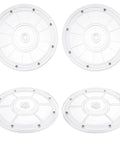 Four 8 Inch Acrylic Lazy Susan Turntables with Ball Bearing Rotation 360 Degree Spinning Trays Clear Organizer Bases