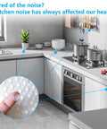 800 Pack Clear Cabinet Door Bumpers Self Adhesive Cushions for Cabinets, Drawers, Frames and Furniture No Hassle Quiet Close