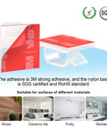 3M adhesive and PA66 nylon base description for 60 PCS Clear Adhesive Cable Clips Five Eighth Inch For Cable Management And Outdoor Lights