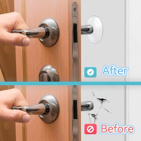 6 Pack Clear Door Stopper Wall Protectors, 2 Inch Round Self Adhesive Cushions, Transparent Wall Shield Bumpers For Door Handles comparison