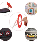 Clear Double Sided Adhesive Tape 5mm and 10mm by 25M Heavy Duty Heat Resistant High Adhesion Transparent Acrylic Tape in use