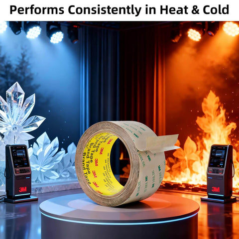Heavy Duty Double Sided Tape 0.39 Inch By 36 Feet Clear Mounting Tape With 300LSE Acrylic Adhesive for heat and cold conditions