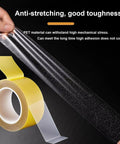 Ultra Thin Heavy Duty Double Sided Tape 2 Inch By 66 Feet Clear Mounting Tape For Walls Woodworking Crafts Arts Fabric Hemming