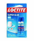 Packaging of Loctite clear gel super glue for porous surfaces and vertical bonding, 24-pack, no-drip formula.