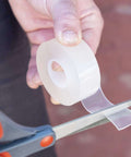Heavy Duty Clear Double Sided Mounting Tape For All Weather Indoor And Outdoor Use 1 Inch By 60 Inch Roll Transparent Adhesive