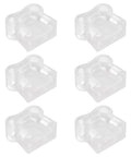 No-Mar Tip Replacement Set for DCN Series, clear inserts over nailer nose, shown in 6 piece pack, prevents wood marks