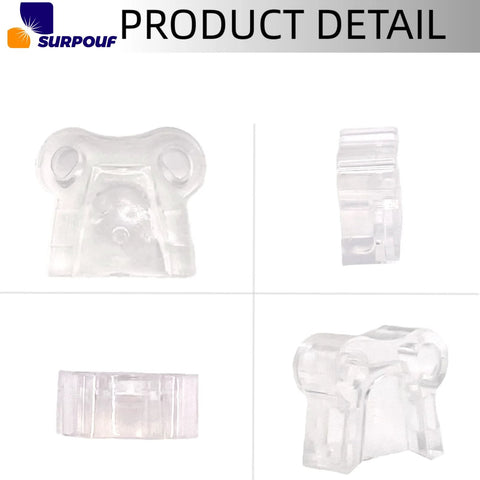 No-Mar Tip Replacement Set for DCN Series that shields wood surfaces by snapping over nailer nose; clear set for DCN680, DCN681