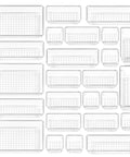 Clear Plastic Drawer Organizer Set 25 Pieces in Four Sizes for Makeup Vanity Bathroom Kitchen and Office Declutter Drawer Space with Non Slip Pads Stackable Bins for Easy Visibility and Access in Every Drawer