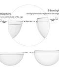Close-up of 20 Pack 4-Inch Clear Plastic Fillable Ornaments Ball halves with snap-open design for Christmas, Wedding, Party, Home Decor.