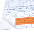 Polycarbonate Clear Plastic Sheet 12 By 18 By One Sixteenth Inch EasyRuler Film Shatter Resistant For VEX Robots DIY Hobby label view