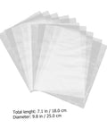 Jumbo Clear Shrink Bags For Poultry 25x18cm Heat Shrink Film With Sealer Perfect For Chickens