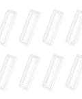 Clear PU Self Adhesive Finger Pulls 8 Pack Multipurpose Square Handles for cabinets and doors, no punching installation, waterproof.