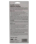 Clear RTV Silicone Adhesive Sealant For Waterproof Moisture Cure Bonding Single Component Formula packaging back view