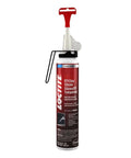 Pro Grade All Purpose RTV Silicone Adhesive Sealant Clear 190 Milliliters tube with red applicator for sealing and bonding