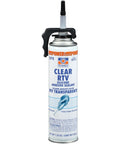 Clear RTV Silicone Adhesive Sealant, 7.25 oz PowerBead Cartridge, Weatherproof Bonding Sealant For Glass, Metal, Plastic, Fabric.