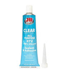 All-Purpose RTV Silicone Sealant And Adhesive, Clear, 3 Oz tube with nozzle