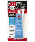 All-Purpose RTV Silicone Sealant And Adhesive, Clear, 3 Oz, Fast-Setting Waterproof Bond For Home And Shop Projects