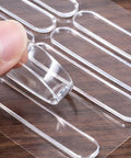 10 Pack Clear Cabinet Door Bumpers Self Adhesive Rubber Cushions For Cabinets, Drawers, And Furniture Edges, Quiet No Squeak