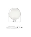 Strongest Door Handle Stopper Set Six Clear Rubber Door Bumpers Wall Shield Cushions Self Adhesive Transparent Protectors shown