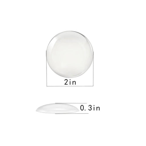 Strongest Door Handle Stopper Set Six Clear Rubber Door Bumpers Wall Shield Cushions Self Adhesive Transparent Protectors shown