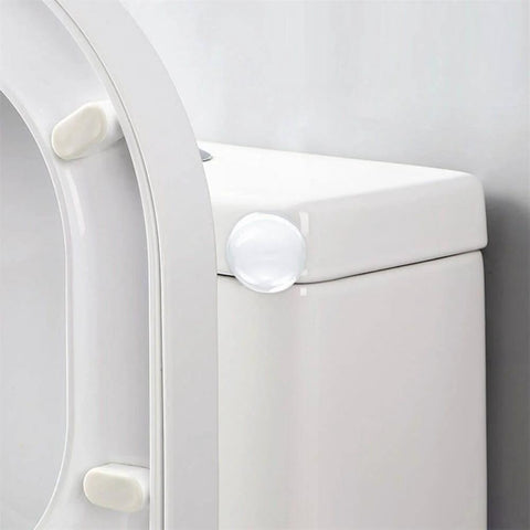 Strongest Door Handle Stopper Set Six Clear Rubber Door Bumpers Wall Shield Cushions Self Adhesive Transparent Protectors on wall