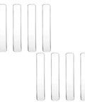 Clear Self Adhesive Rubber Furniture Wall Bumpers Door Slam Silencers Anti Collision Strips For Cabinets Desks And Chairs Easy Peel And Stick 8 Long Strips No Tools Needed