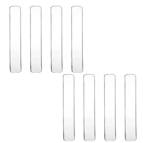 Clear Self Adhesive Rubber Furniture Wall Bumpers Door Slam Silencers Anti Collision Strips For Cabinets Desks And Chairs Easy Peel And Stick 8 Long Strips No Tools Needed