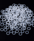 200 Pieces O Ring Keyboard Dampeners For MX Switches And Mechanical Keys, Clear Rubber Dampeners With Plastic Storage Box
