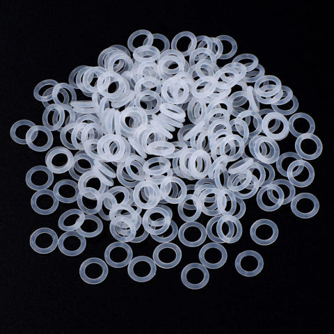 200 Pieces O Ring Keyboard Dampeners For MX Switches And Mechanical Keys, Clear Rubber Dampeners With Plastic Storage Box