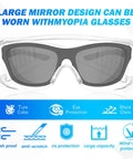 Clear Safety Glasses Bulk Pack 6 Pairs Lightweight Protective Eyewear For All with UV protection and anti-scratch features