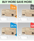Clear Safety Glasses For Men With Impact Resistant Lenses Meets ANSI Z87.1 multipack options