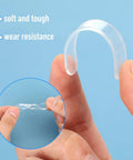20 Piece Clear Silicone Cabinet Door Bumpers Set With Self Adhesive Strips for improved noise reduction and soft closing