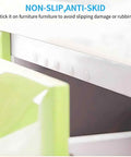 800 Pack Clear Cabinet Door Bumpers Self Adhesive Cushions for Cabinets, Drawers, Frames and Furniture installed on door edge