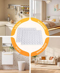 240 Piece Self Adhesive Cabinet Door Bumpers One Half Inch Clear Silicone Cushions for Kitchen Cabinets, Drawers, and More