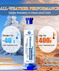 Clear RTV Silicone Sealant For High Temperature And Waterproof Seals Flexible All Purpose Caulk For Home Auto And Crafts No Leak Guarantee Ideal For Kitchens Bathrooms Showers Windows Glass Ceramic Plastic 30ml bottle with temperature range from -40°F to 400°F.