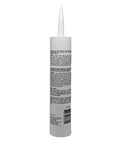 Side view of Clear RTV Silicone Adhesive Sealant For Indoor And Outdoor Use, Waterproof, 11 Oz Tube for multiple surface bonding.