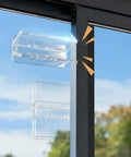 4 Pack Window Locks For Baby Proofing Clear Sliding Glass Door Locks Childproof Closet Latch Patio Kitchen Bathroom Slide Stopper