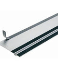 Festool 197in Clear Replacement Splinterguard for FS-SP 5000 rails, shown in close-up view, highlighting precise alignment features.