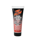 Clear Synthetic Grease 3 Oz Tube Red NLGI Grade 2 Lubricant For Automotive Bearings And Small Machinery tube front view