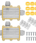 Outdoor Waterproof Junction Box 3 Way Electrical Box Clear External Underground Cable Connector For 5 To 9mm 9 To 12mm 12 To 15mm